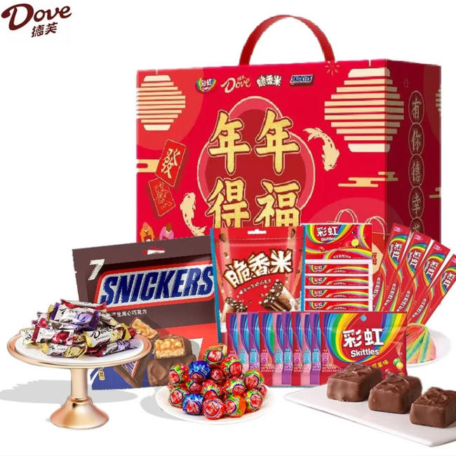 德芙年年得福礼盒688g