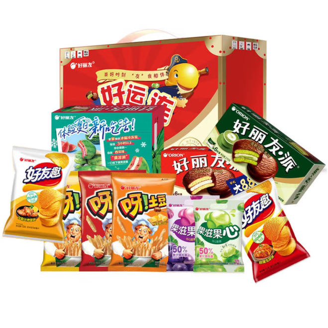 好丽友好运连连礼盒1238g