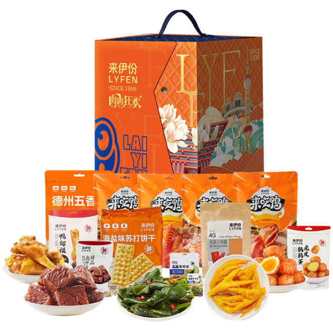 来伊份肉肉狂欢1827g